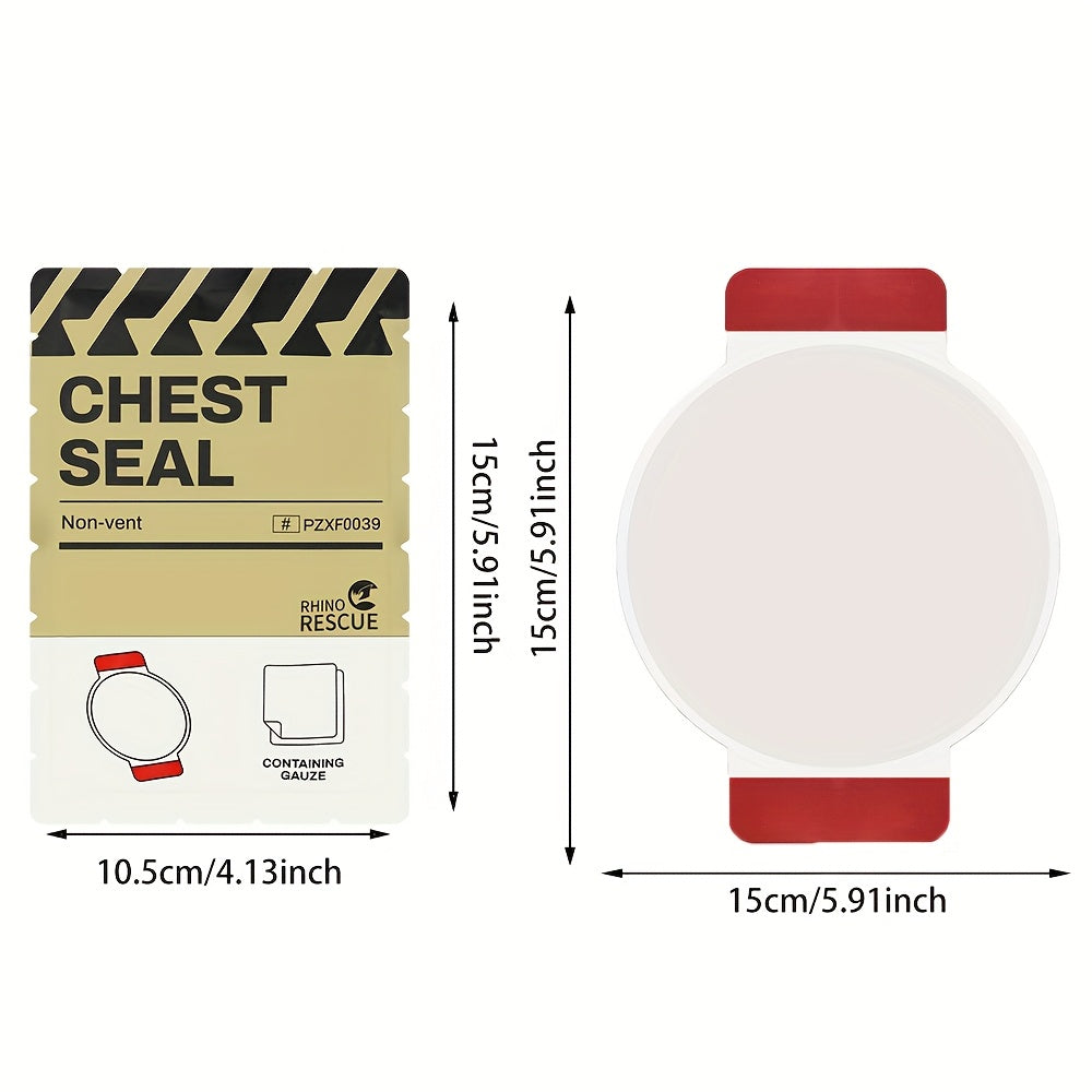 rescue emergency trauma dressing non vented chest seal