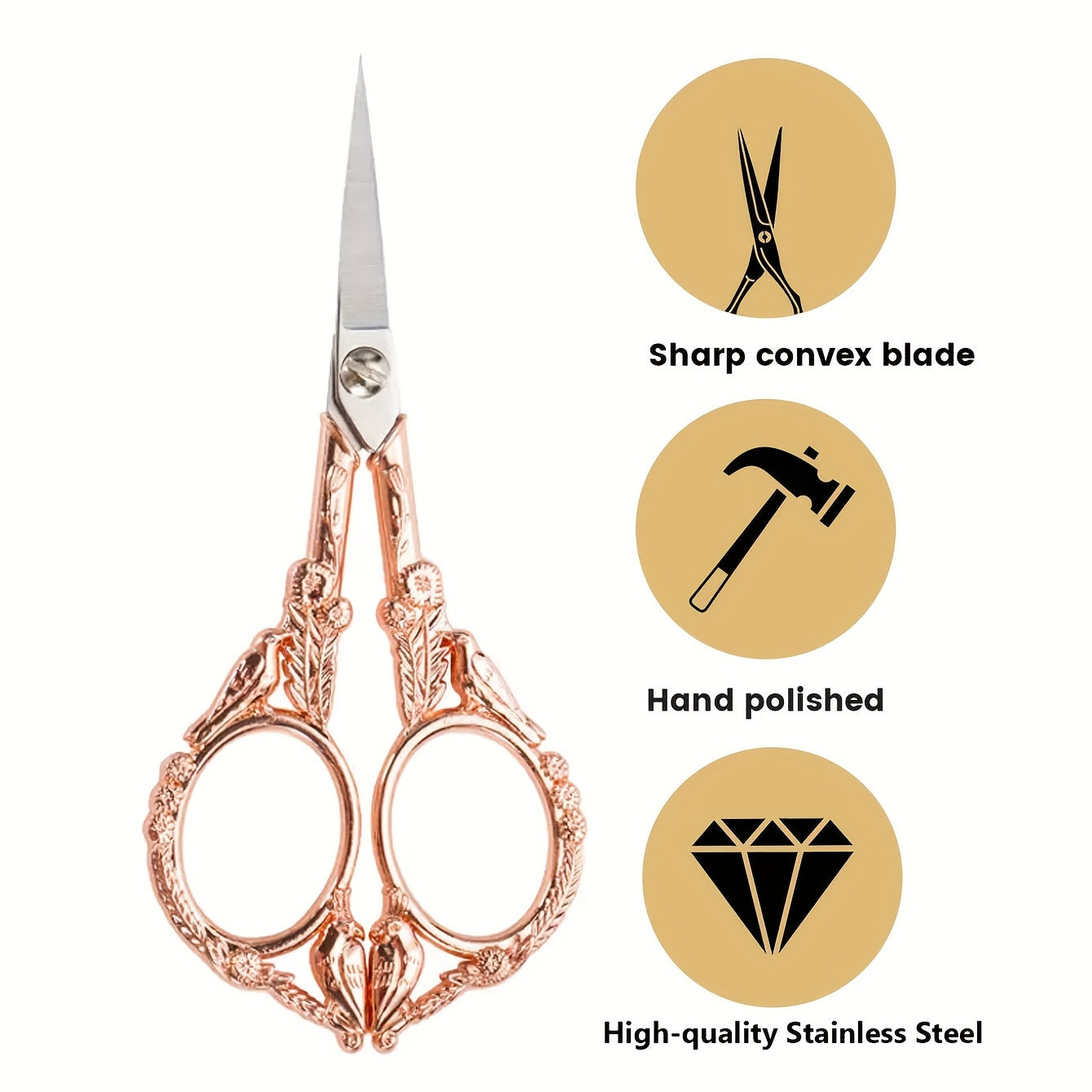 stainless steel   scissors unscented manual