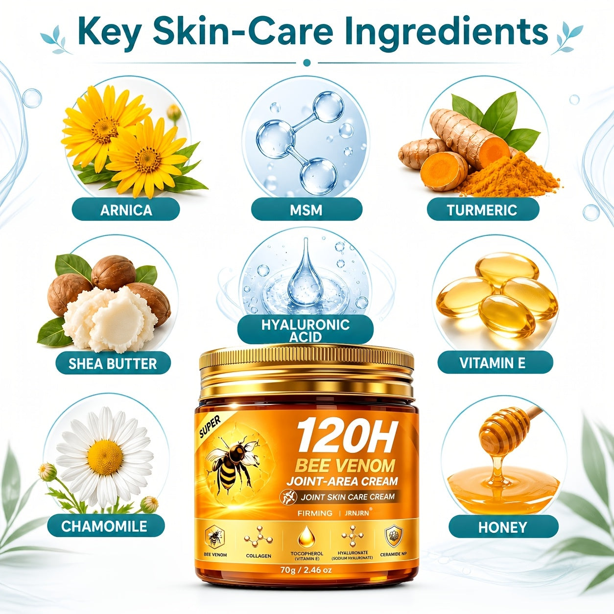 super strong joint area cream 120h fast relief moisturizing