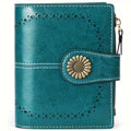 ladies short wallet card holder rfid anti theft coin purse