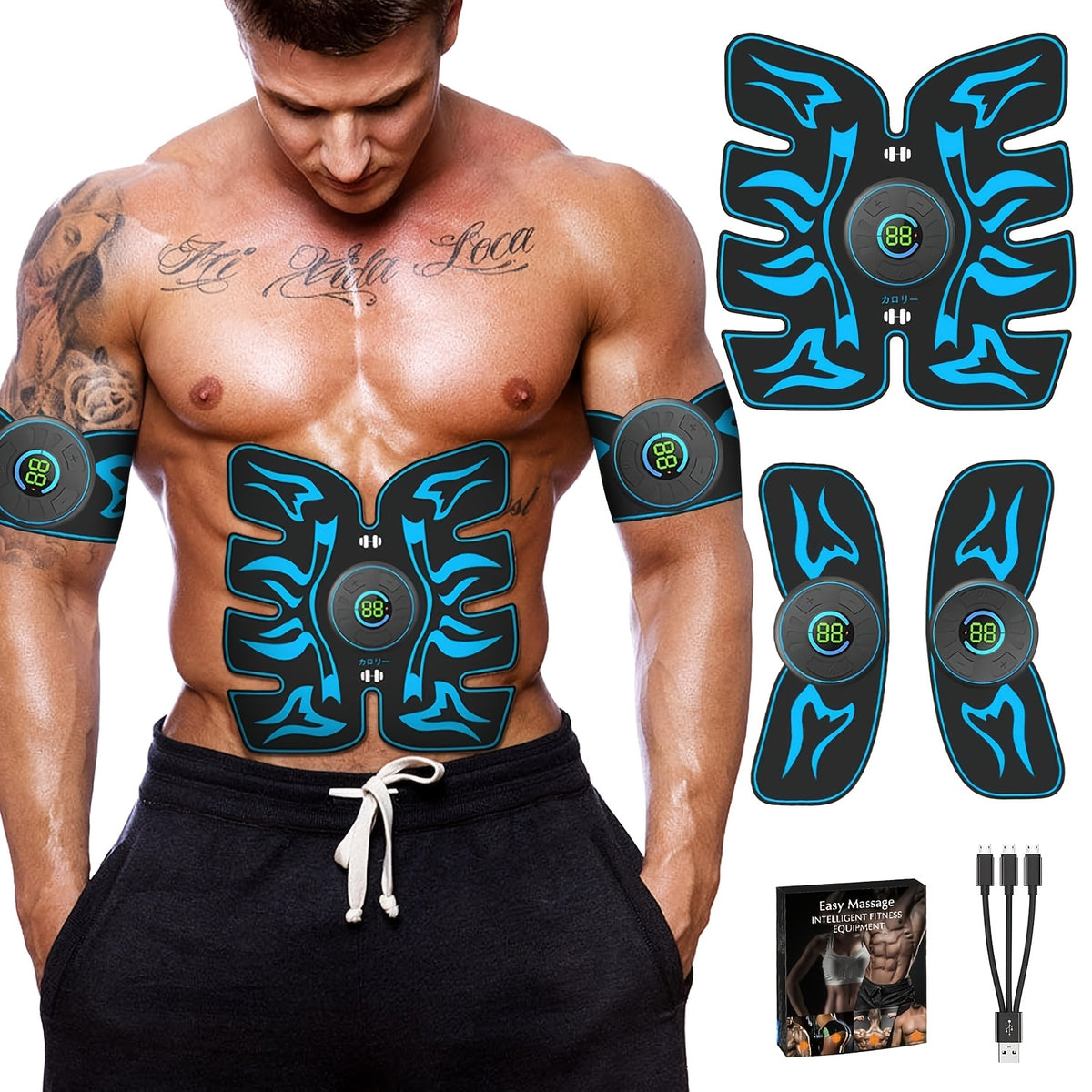 muscle stimulator abdominal muscle trainer ems abdominal