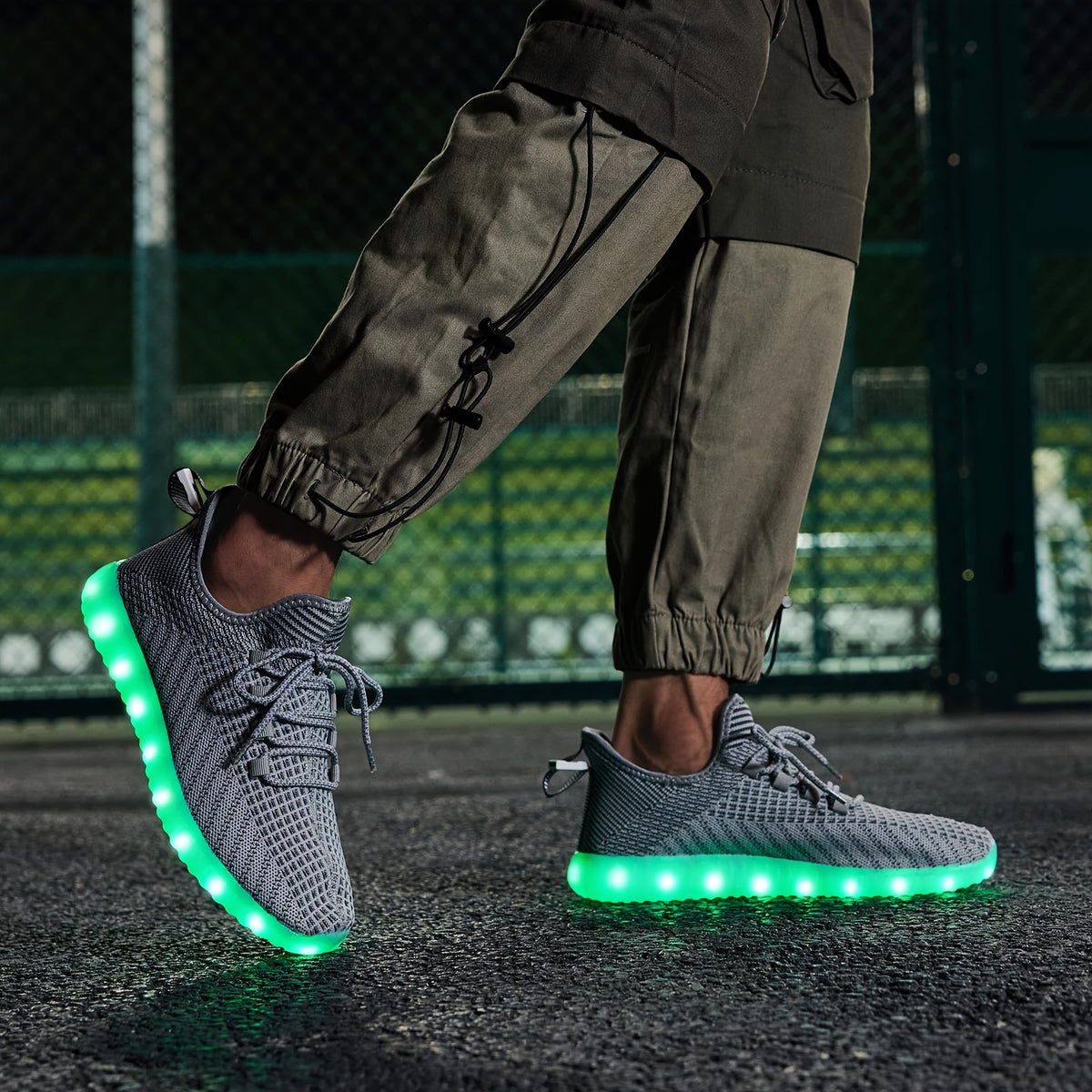women men light shoes usb charging led shoes   halloween