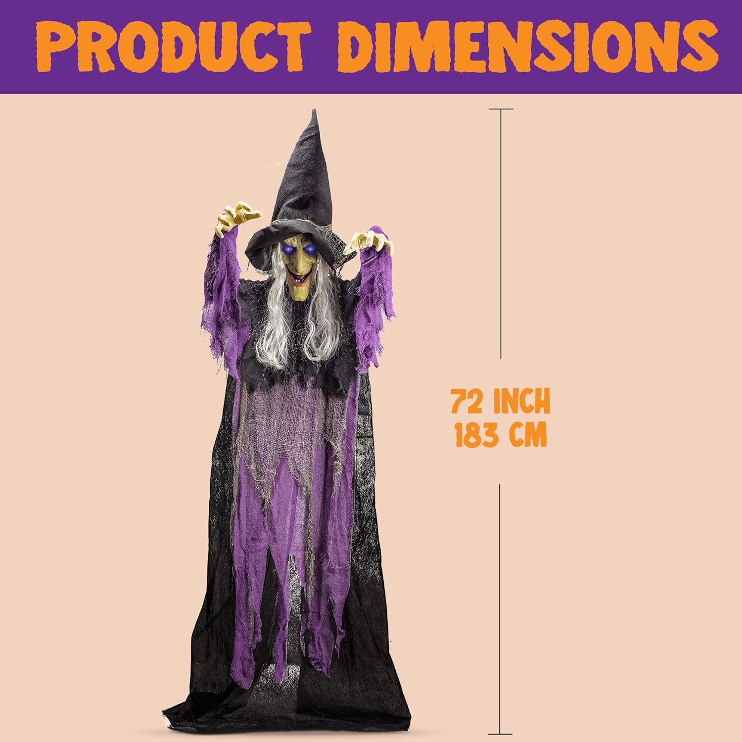 72 halloween hanging   decorations outdoor flying