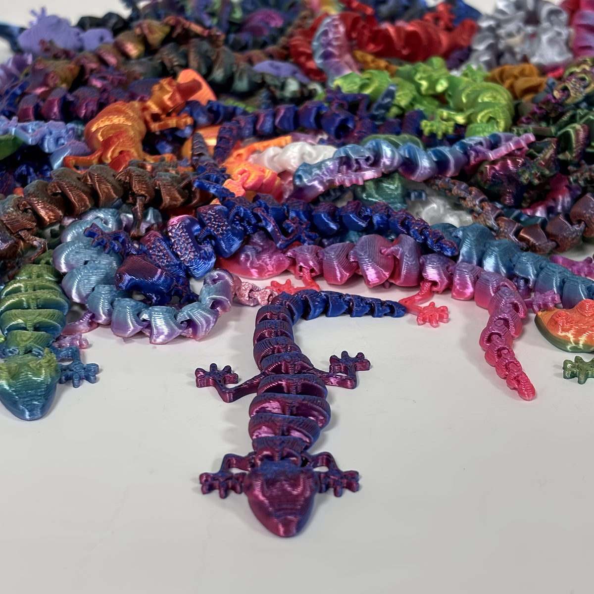 60pcs 3d printed random gradient decorative   3d