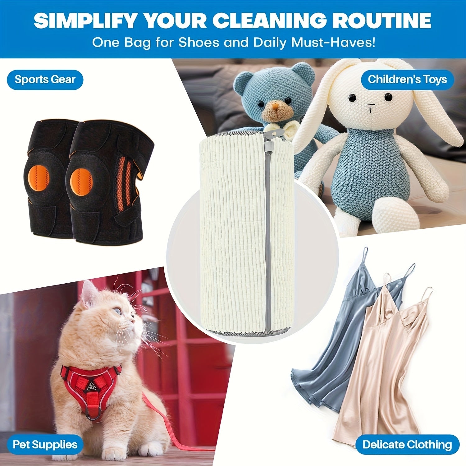 360 deep cleaning shoe washing bag washing machine dryer