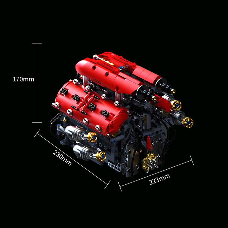 v8 red   model 1289 1370pcs v4 engine 1001pcs a
