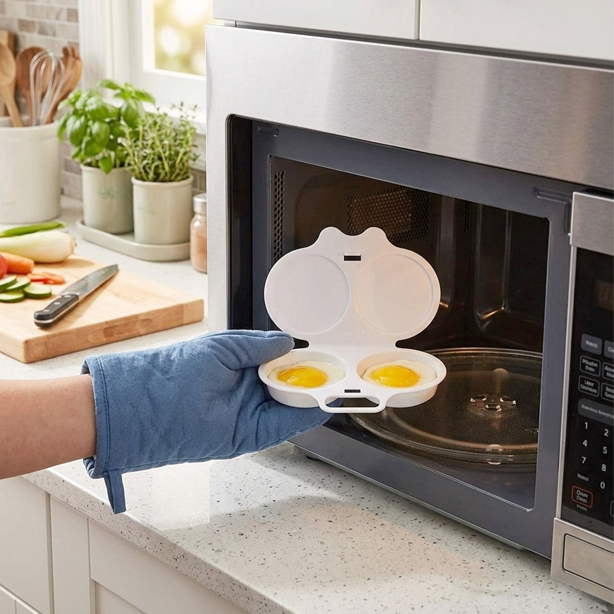 1pc white egg steamer box plastic multi functional egg