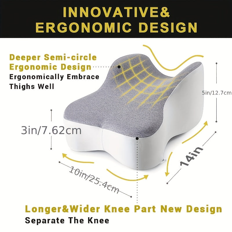memory foam knee pillow side sleepers leg cushion legs