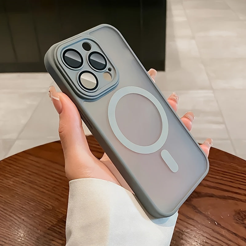 magical luxury matte translucent shockproof case   17