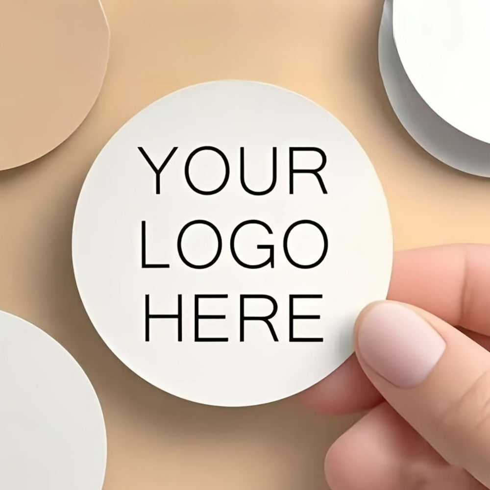 50 200pcs 1 18 1 57 custom stickers custom   white