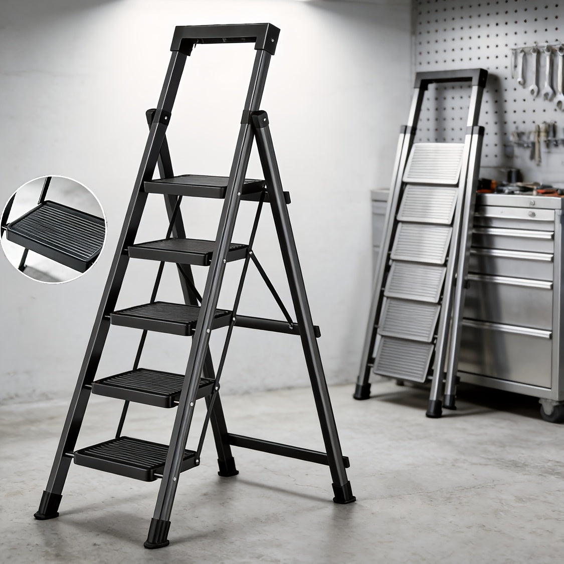 heavy duty   step ladder platform folding step stool