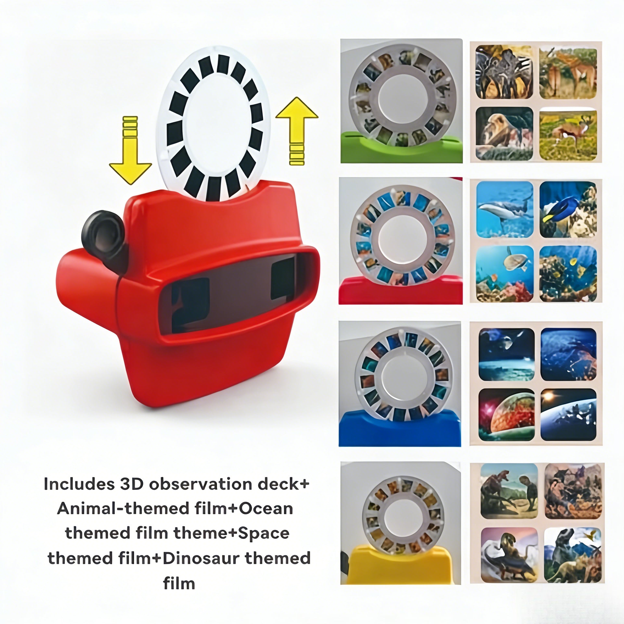 5pcs deluxe 3d visual viewer set   1 3d viewer 4