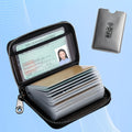 2pcs set 1 card holder 1 rfid blocking card sleeve suitable