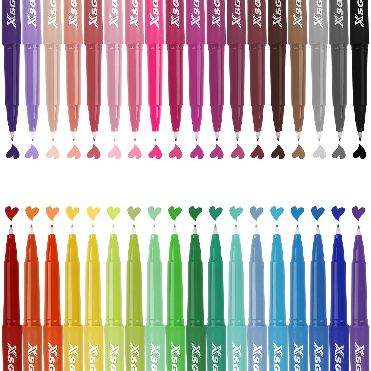 36 colors water based felt tip pens set 0   tip smooth