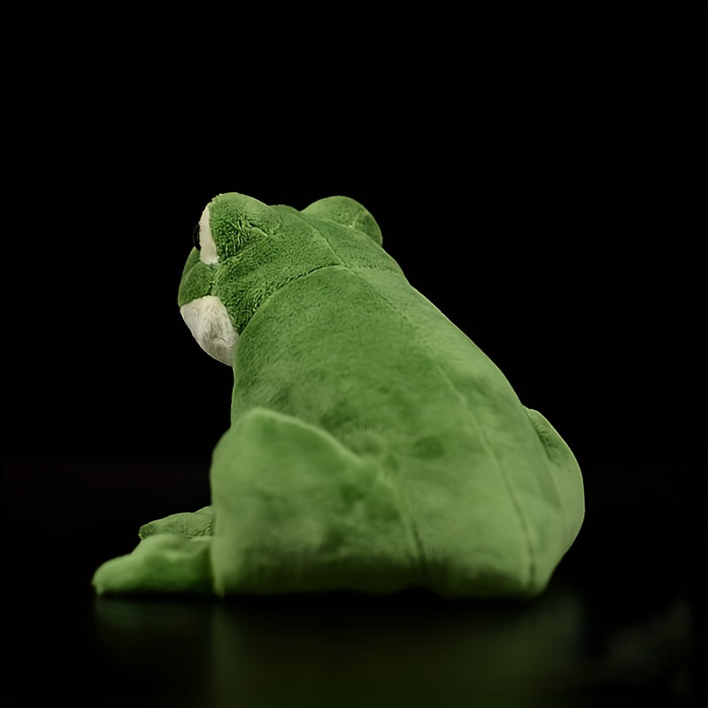 adorable   realistic frog plush toy a soft stuffed