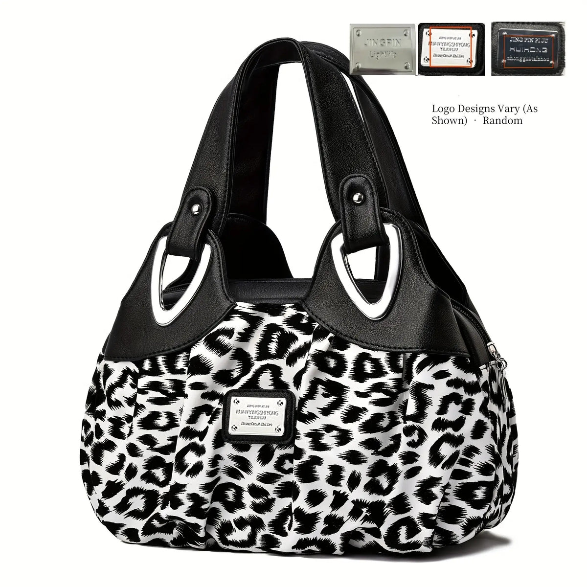 leopard print small handbag personality light luxury soft