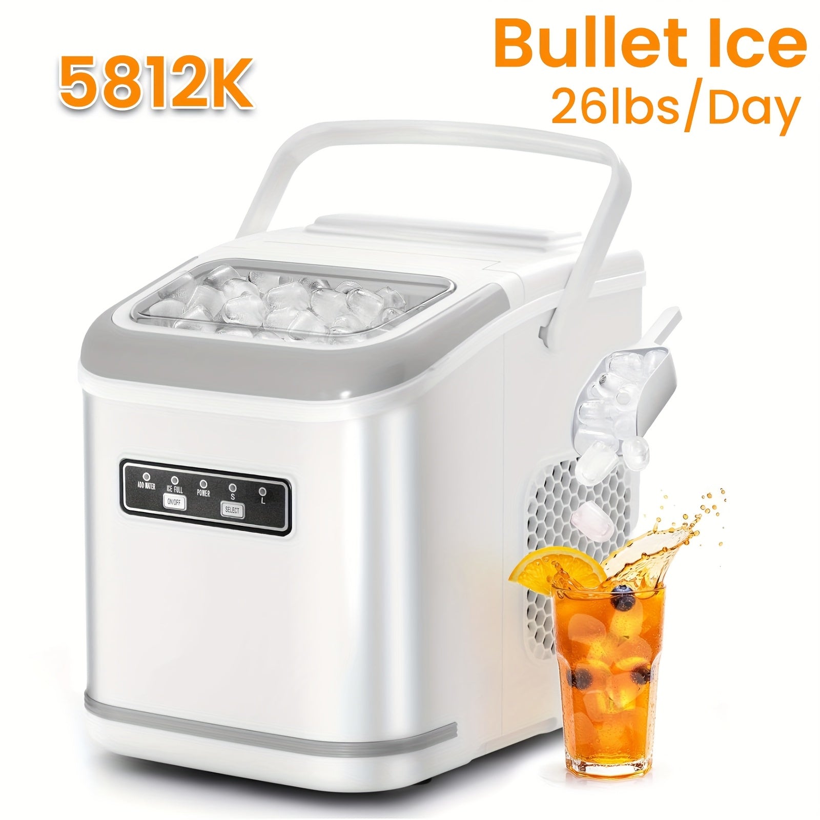 ice makers countertop 26 lbs day 35lbs day pebble ice