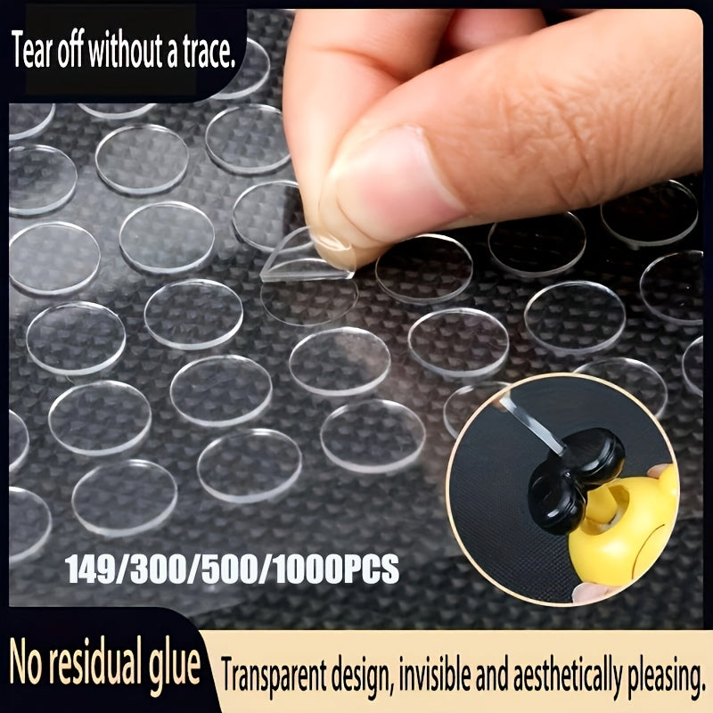 149 300 500 1000pcs transparent round acrylic double sided