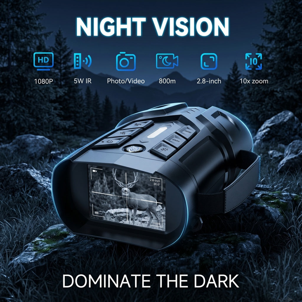 infrared   binoculars 1080p video 2 8 ips screen