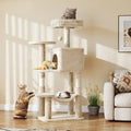 44 inch multi cat tree tower condo hammock natural sisal