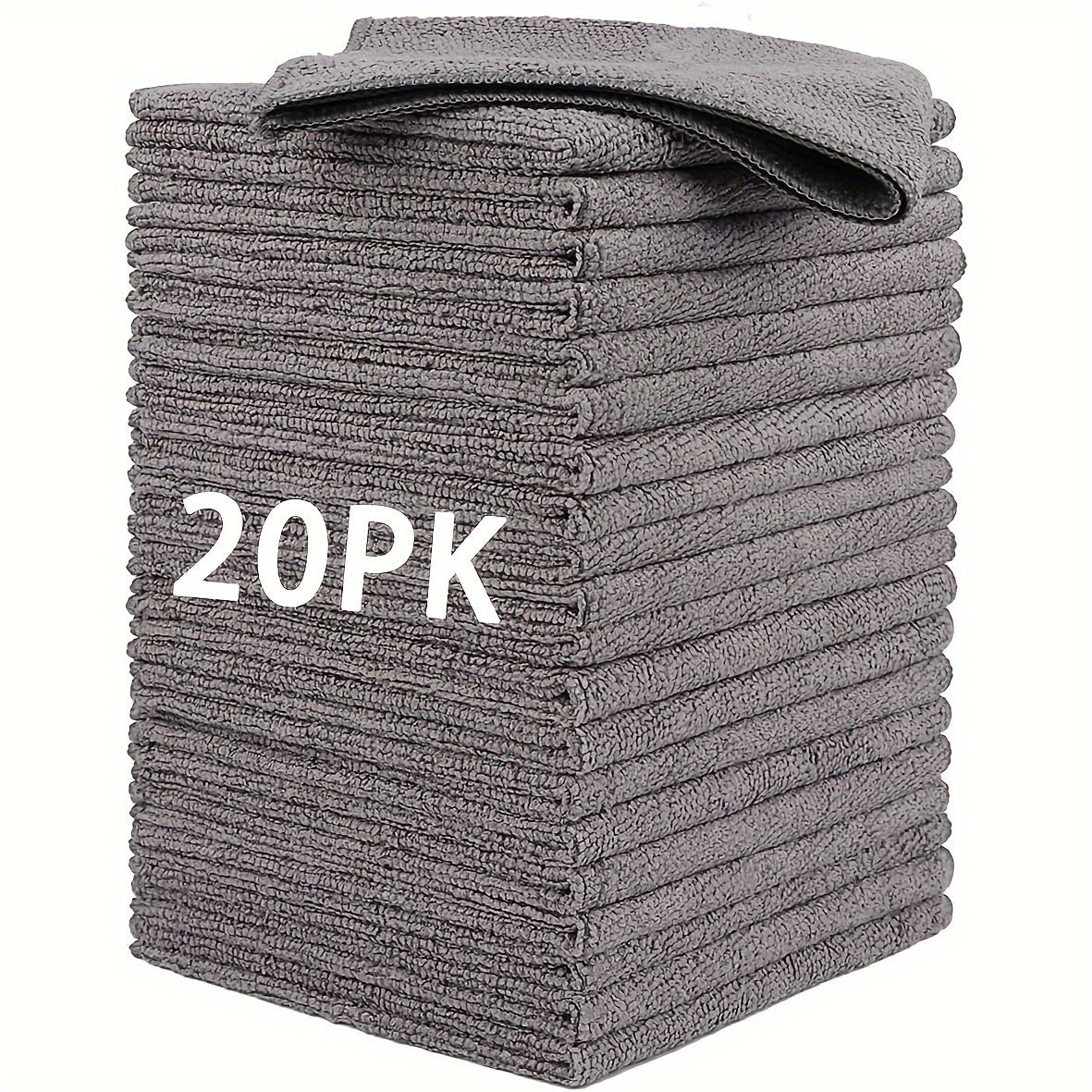 20 50 pack microfiber cleaning cloth bulk microfiber