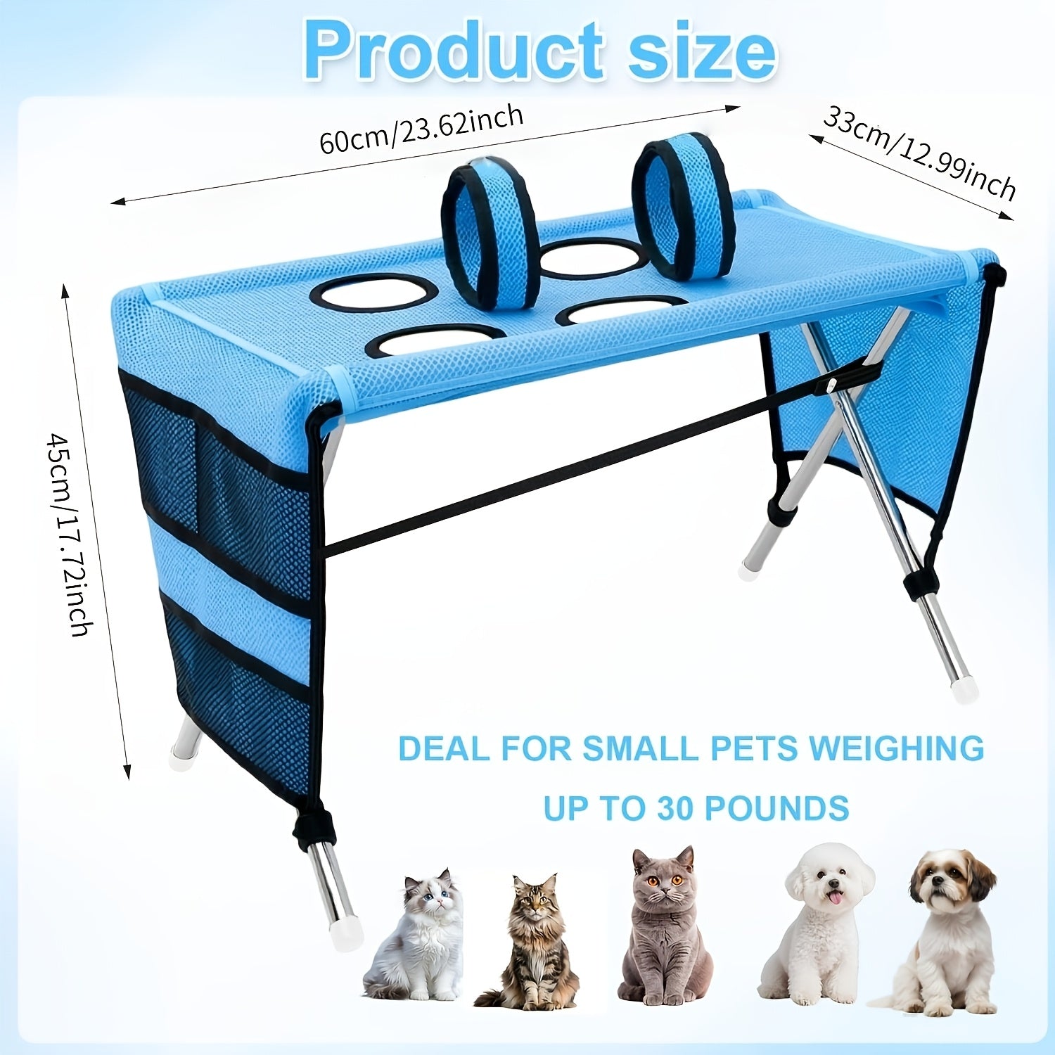 pet grooming hammock stand   towel strap suitable