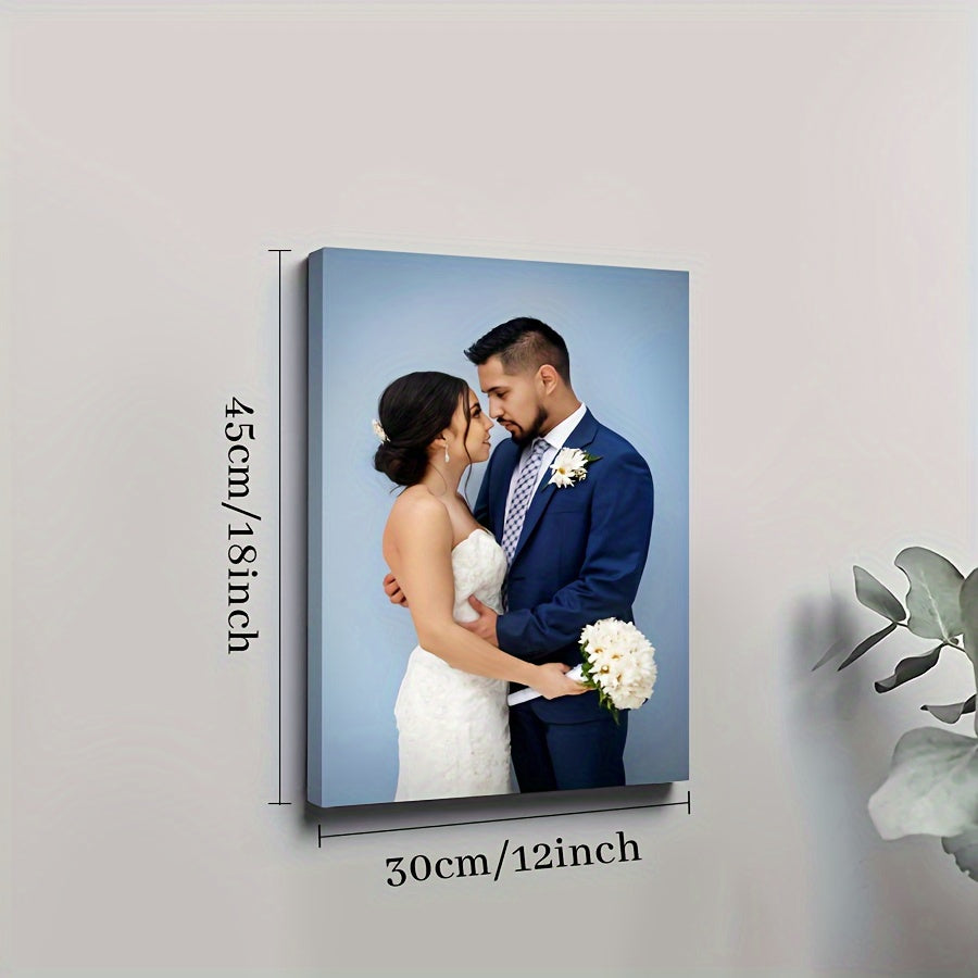 2d flat personalized custom photo canvas prints wrap around