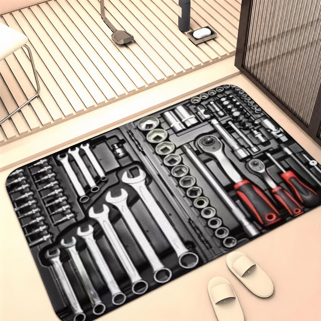 2d flat material door mat outdoor courtyard door mat tool