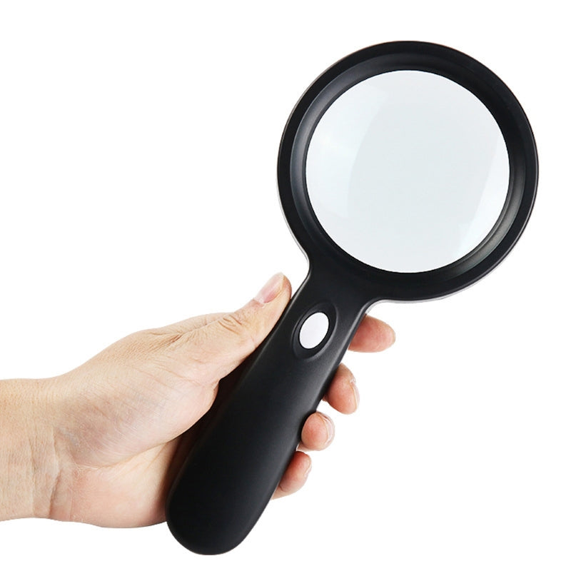 lighted magnifying glass 10x hand held large reading