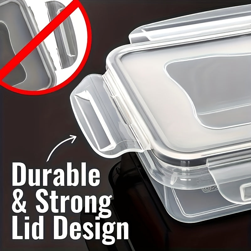12pcs 6pcs lids 6pcs containers refrigerator food storage