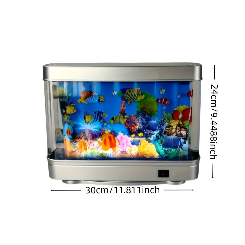 1pc desktop ornamental fish lamp usb powered a great