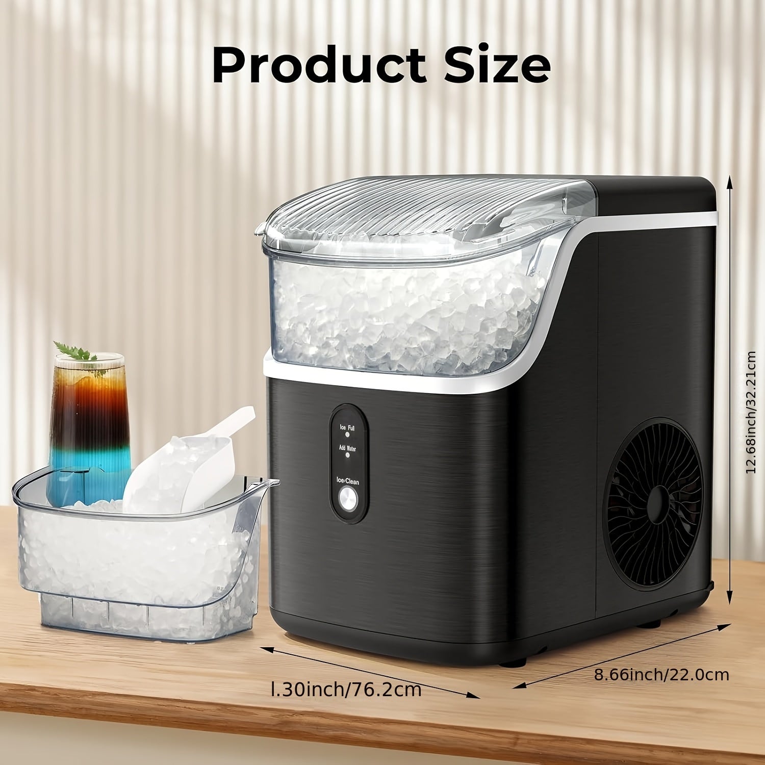 ice makers countertop 26 lbs day 35lbs day pebble ice