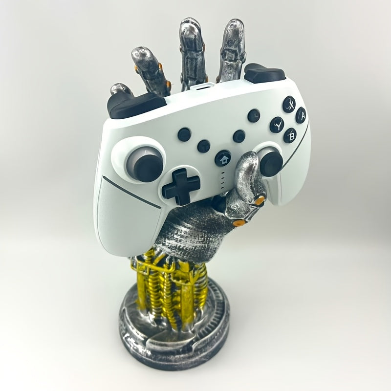 1pc unique   cyberpunk mechanical arm statue futuristic
