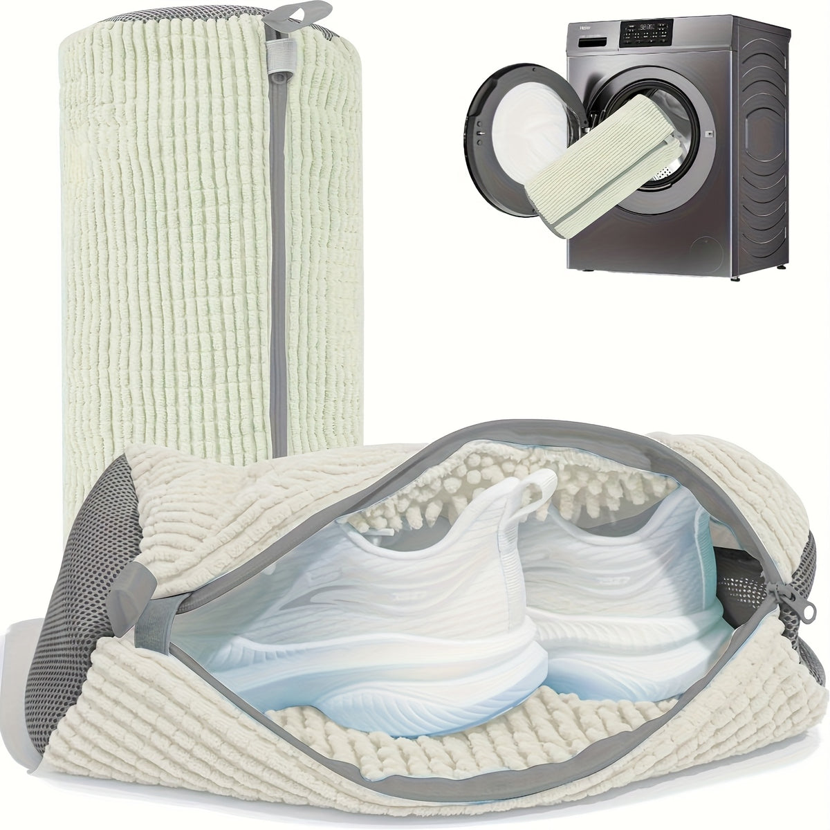 360 deep cleaning shoe washing bag washing machine dryer