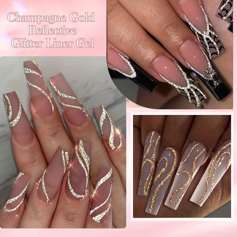9pcs set reflective   gel nail polish