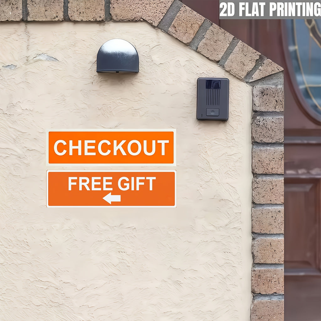 2d flat 2d flat 2d flat 2pcs 2d flat   sign high