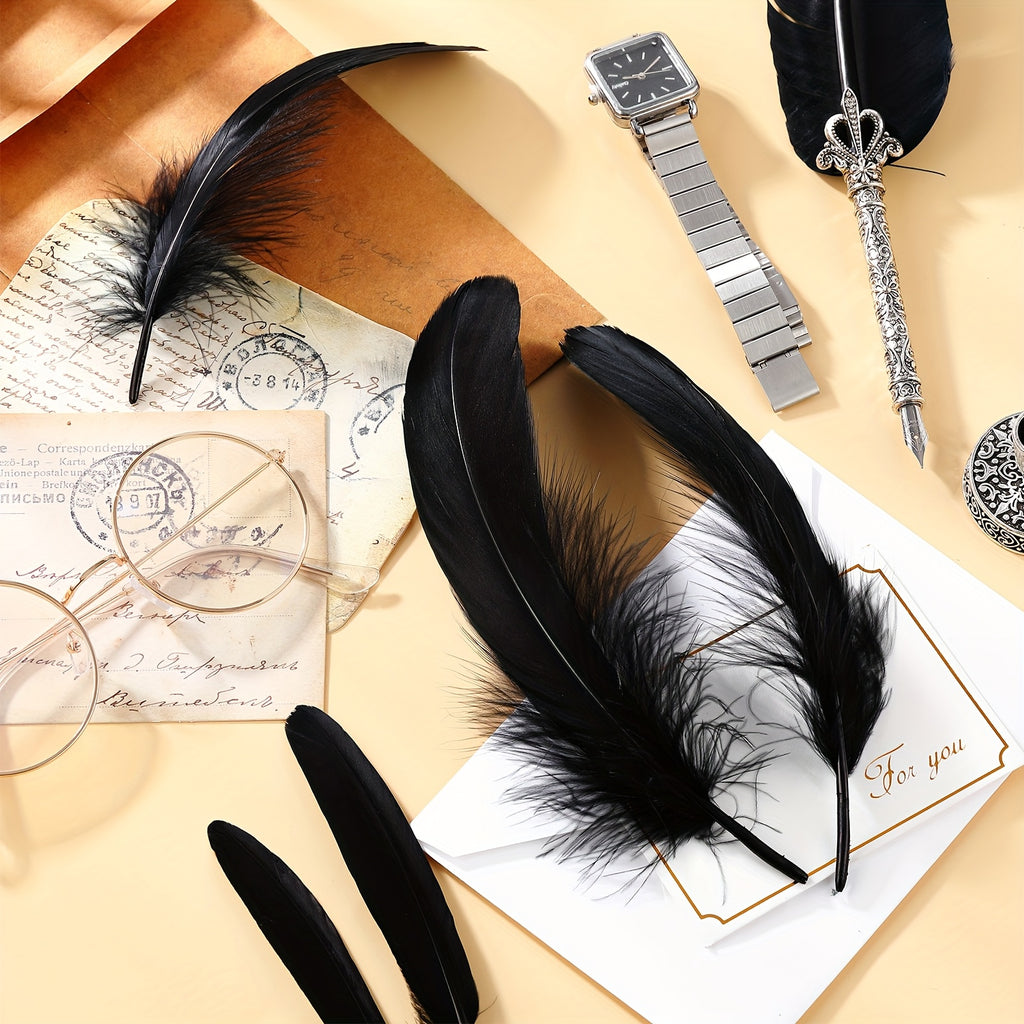 500pcs halloween assorted crafts feathers 4 styles mixed
