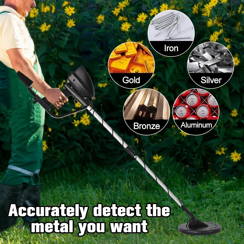 lcd metal detectors golden digger deep sensitive   coil