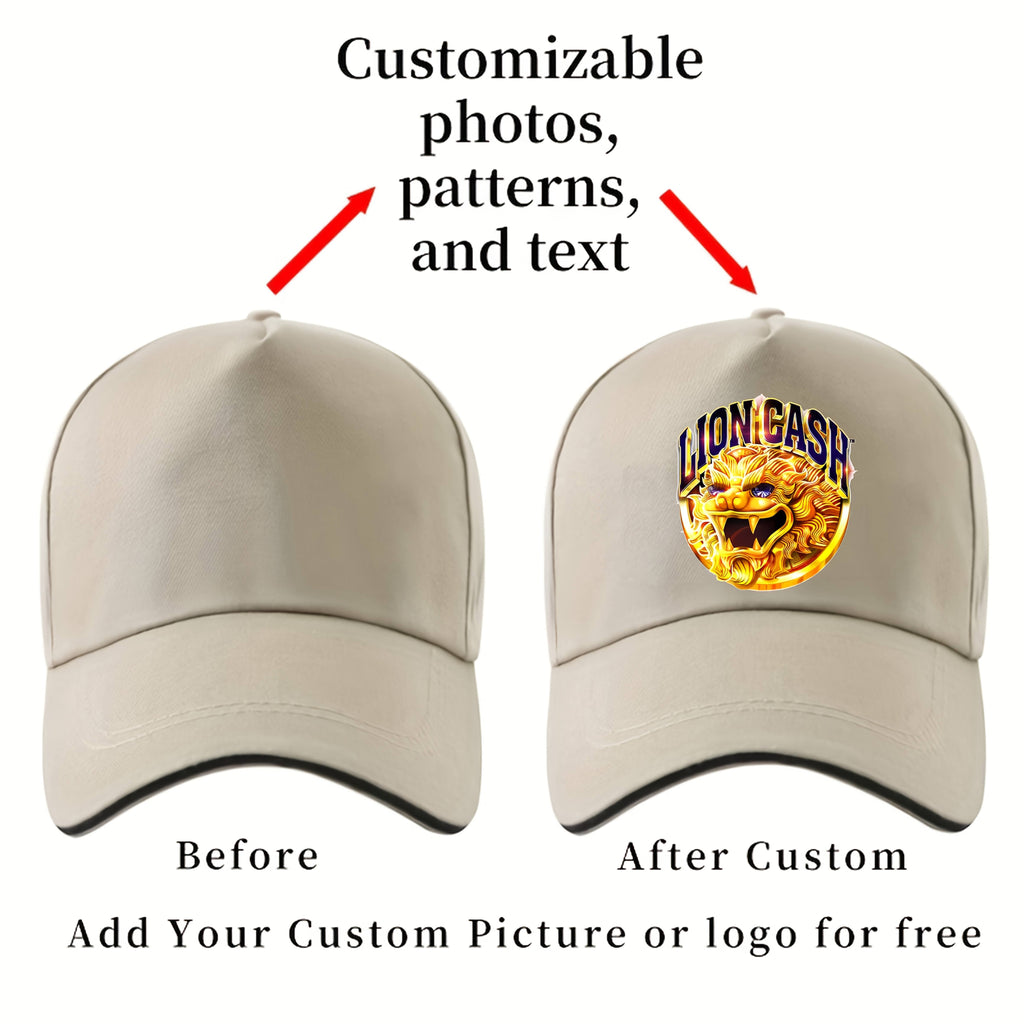 25pcs customizable     baseball caps adjustable