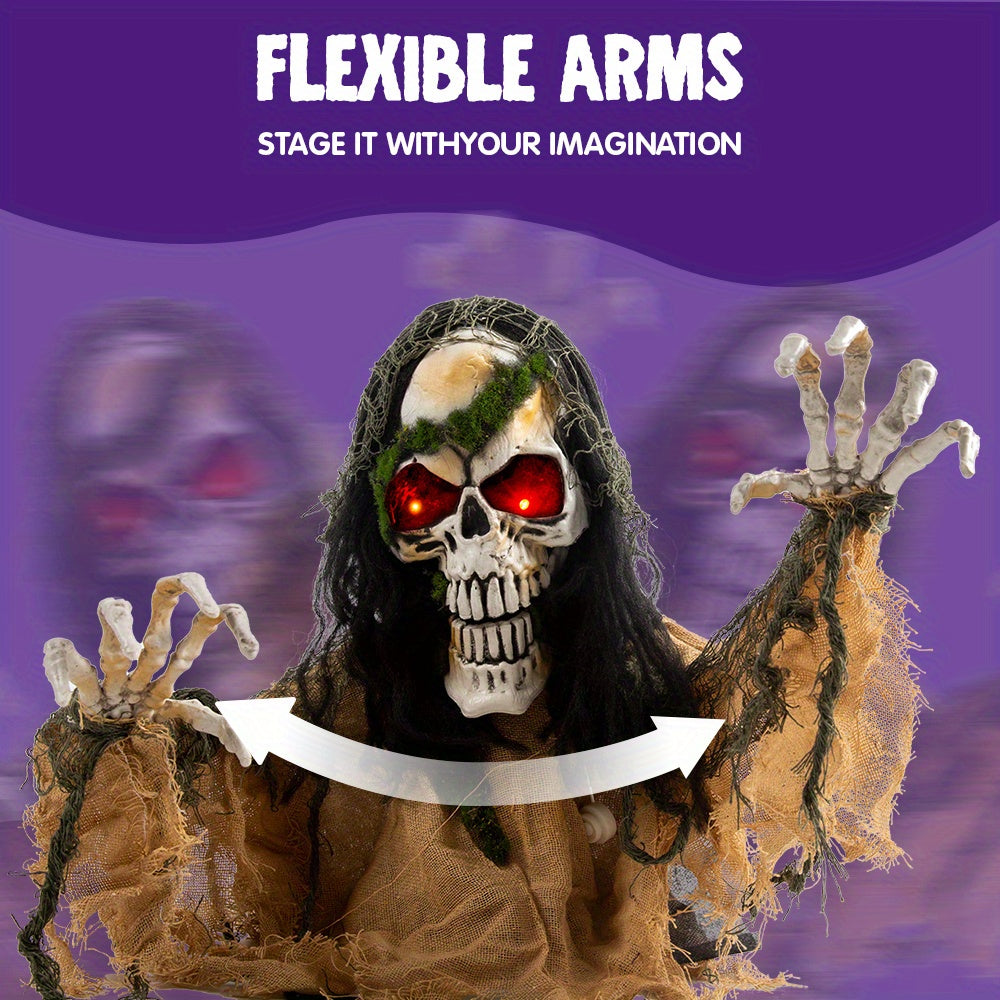 halloween decoration outdoor animated zombie