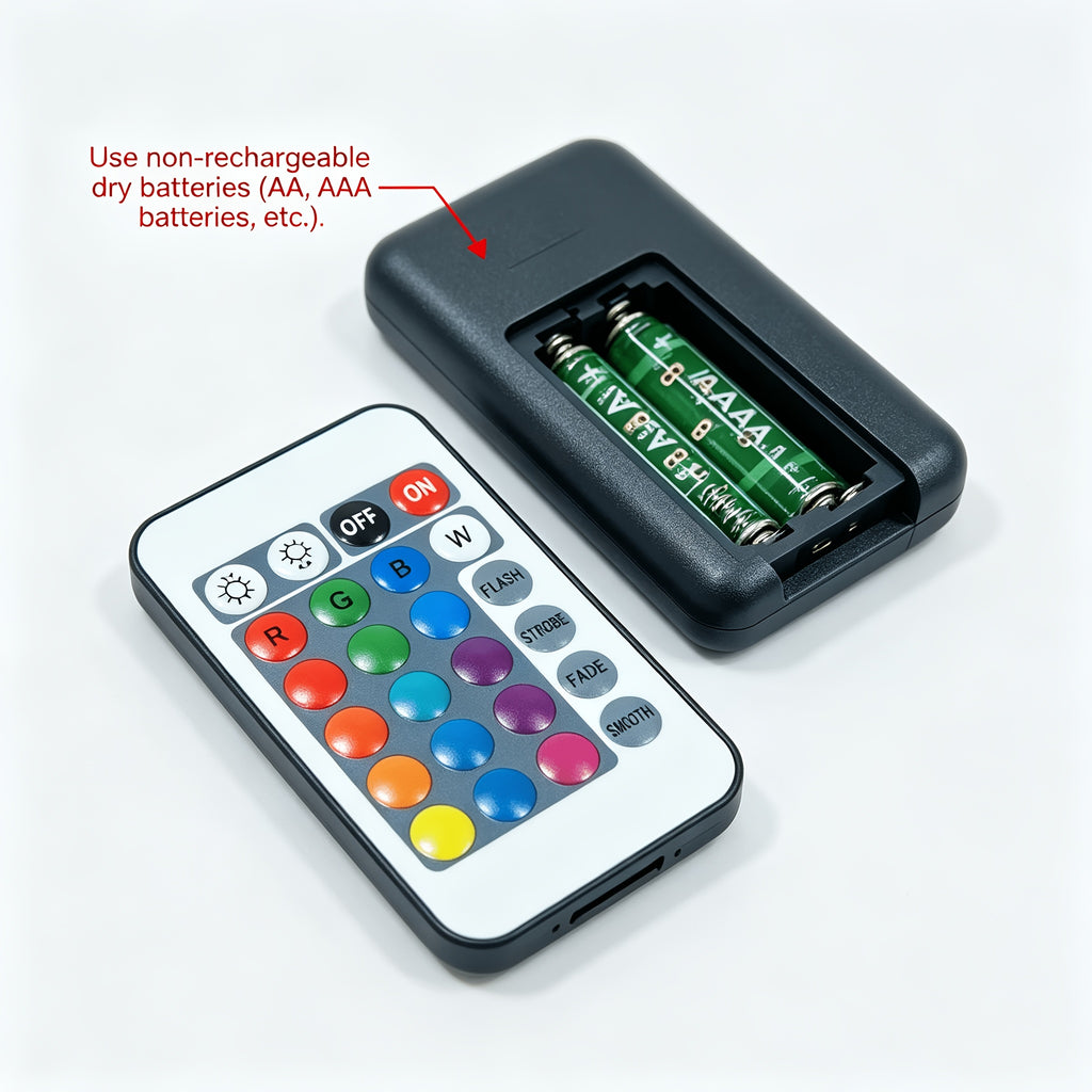 rechargeable rgb 16   projection lamp remote