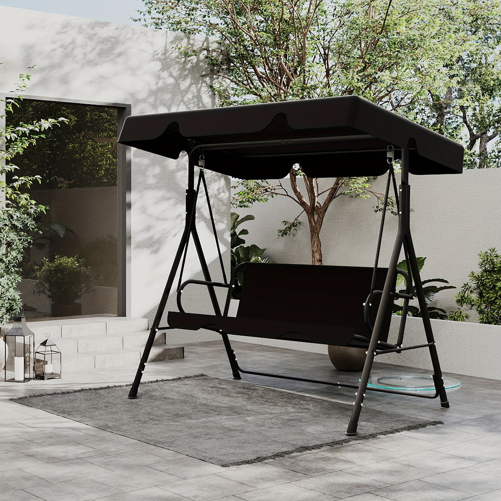 patio swing glider canopy heavy duty stand