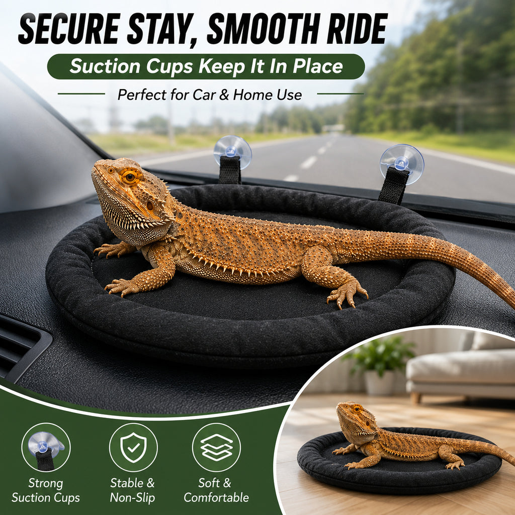 bearded dragon vehicle travel pad easy clean soft mat strong
