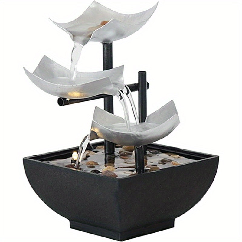 indoor led table fountain waterfall fountain table decor