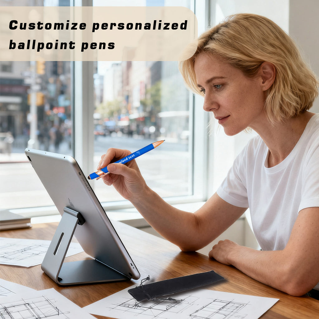 94pcs custom engraved ballpoint pens personalized names text