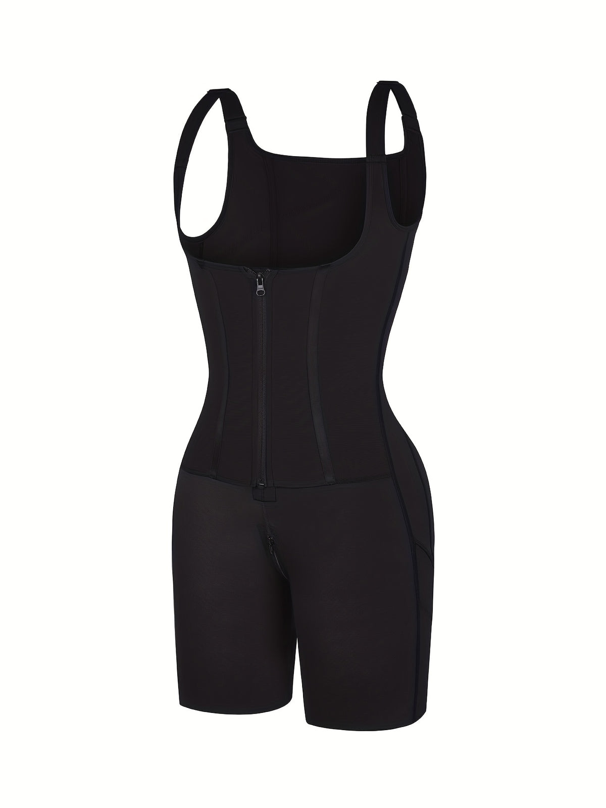women 2in 1 adjust hooks abdomen trimmer control shapewear