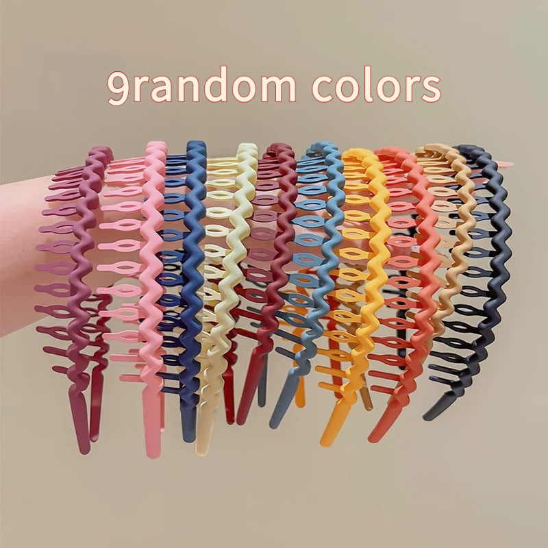9pcs random   face washing special headband hair