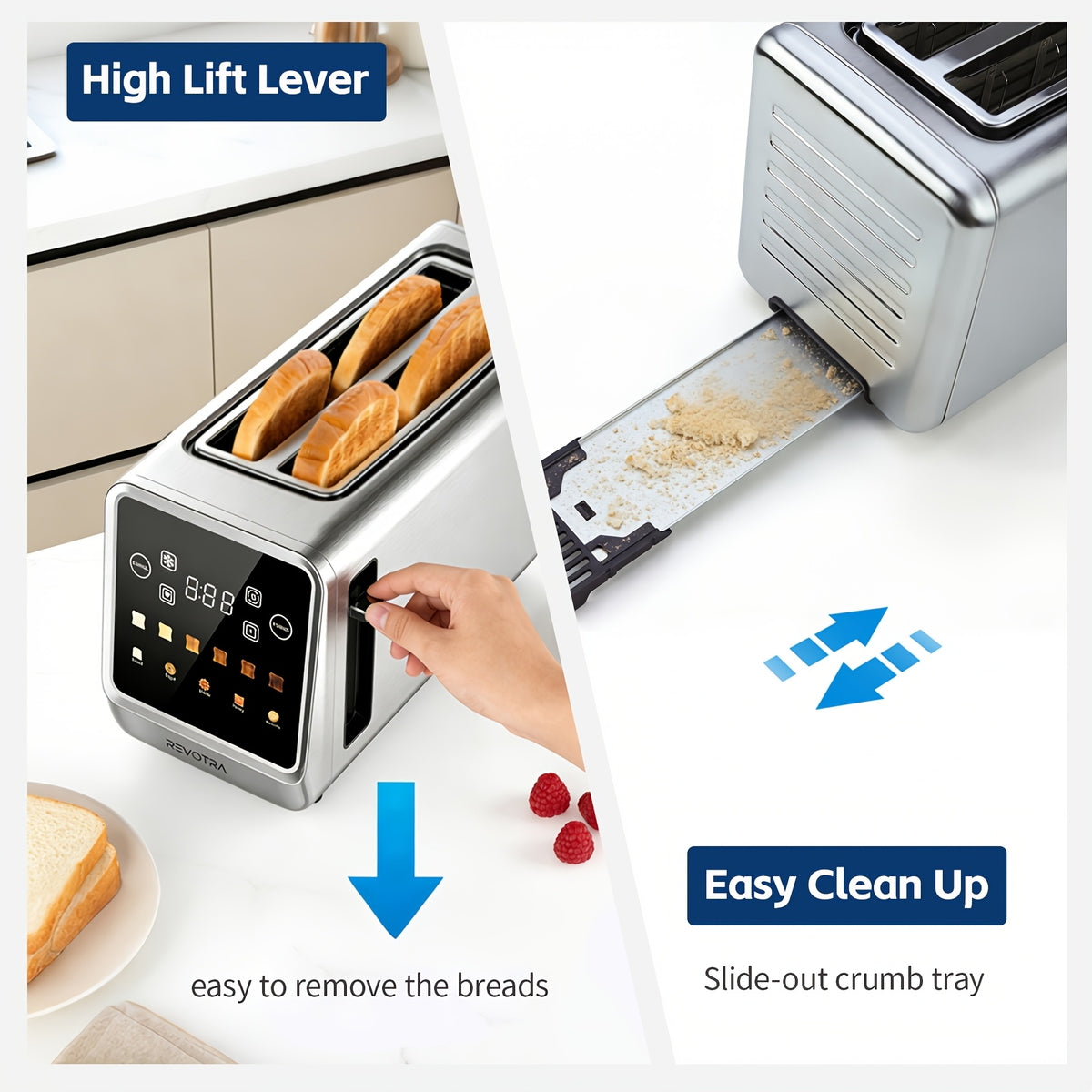 long slot toaster 4     led display 1