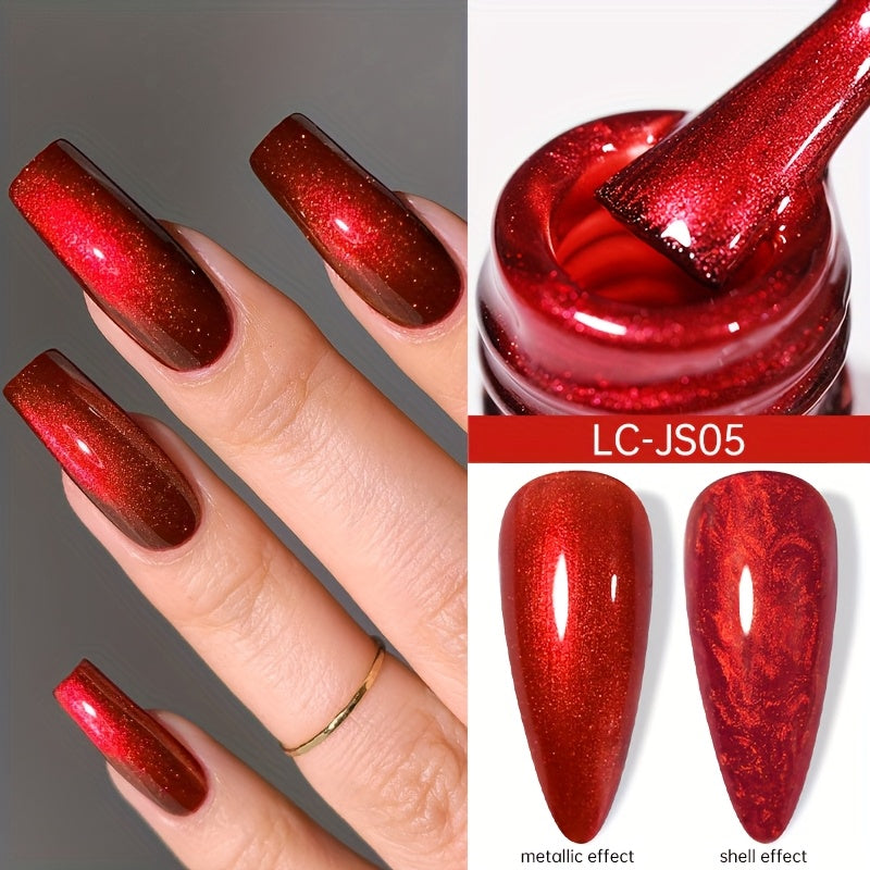 7ml 9pcs metallic gel polish nail polish soak led