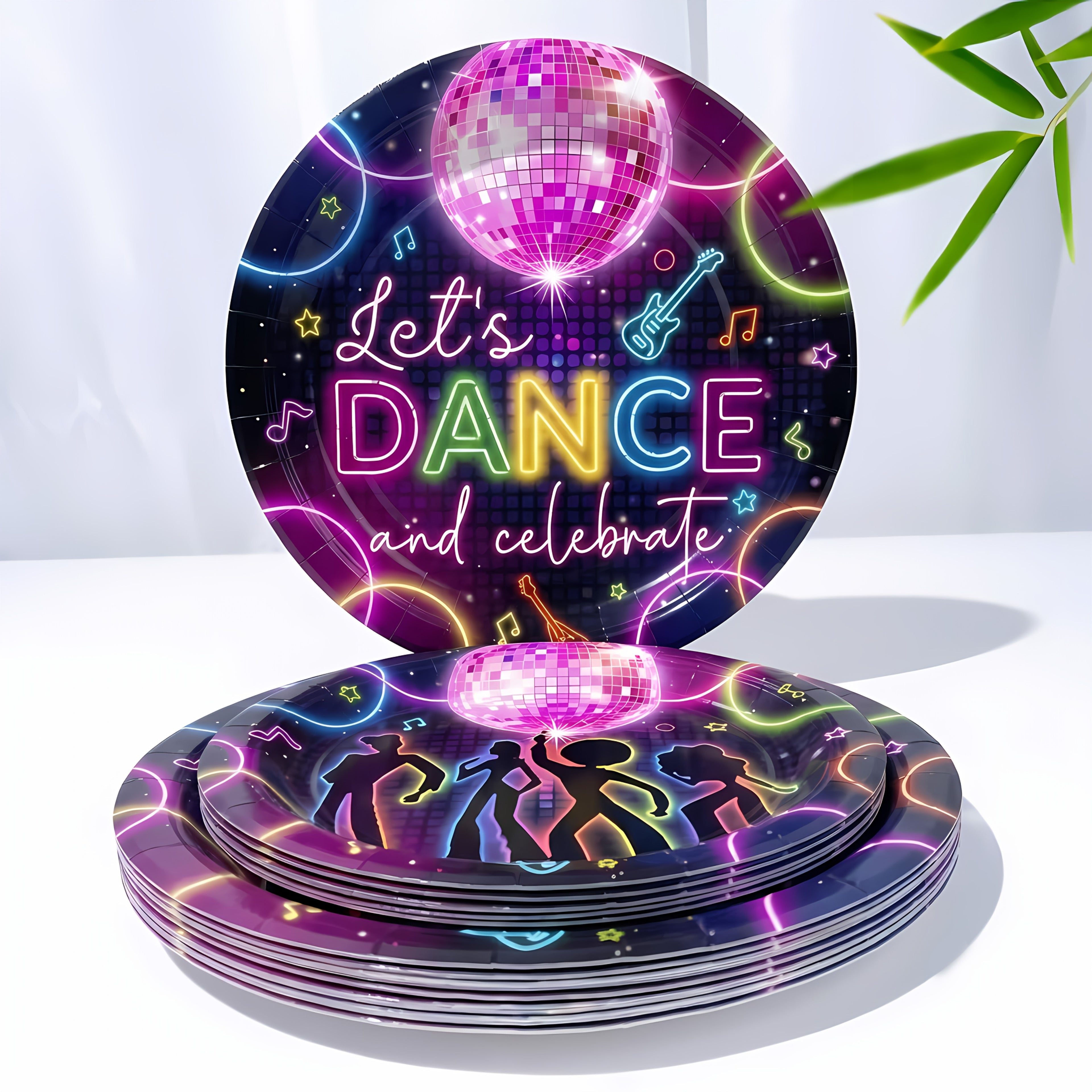 120pcs pcs retro disco party tableware set suitable 20